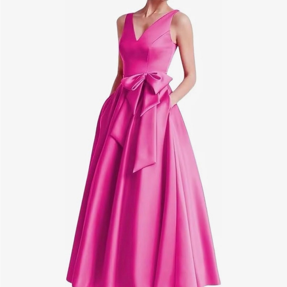 Elegant Pink Sleeveless Dress